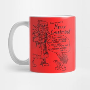 Have Yourself a Merry Crustmas! Crust Punk Christmas Mug